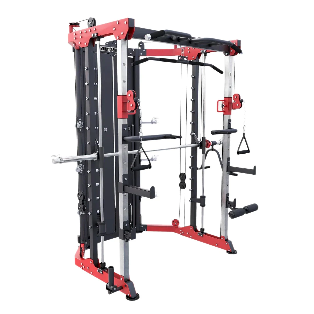 Gorilla Sports Smithmaskin MULTI med två viktmagasin
