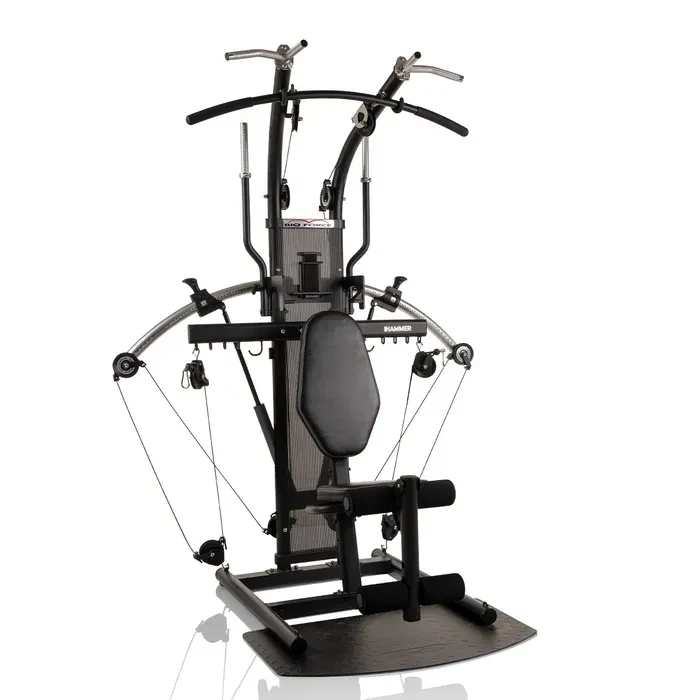 Multigym med dipsstänger och pull-up-grepp