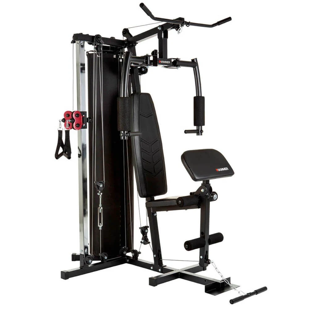 Multigym med 60 kg viktmagasin och latsdrag